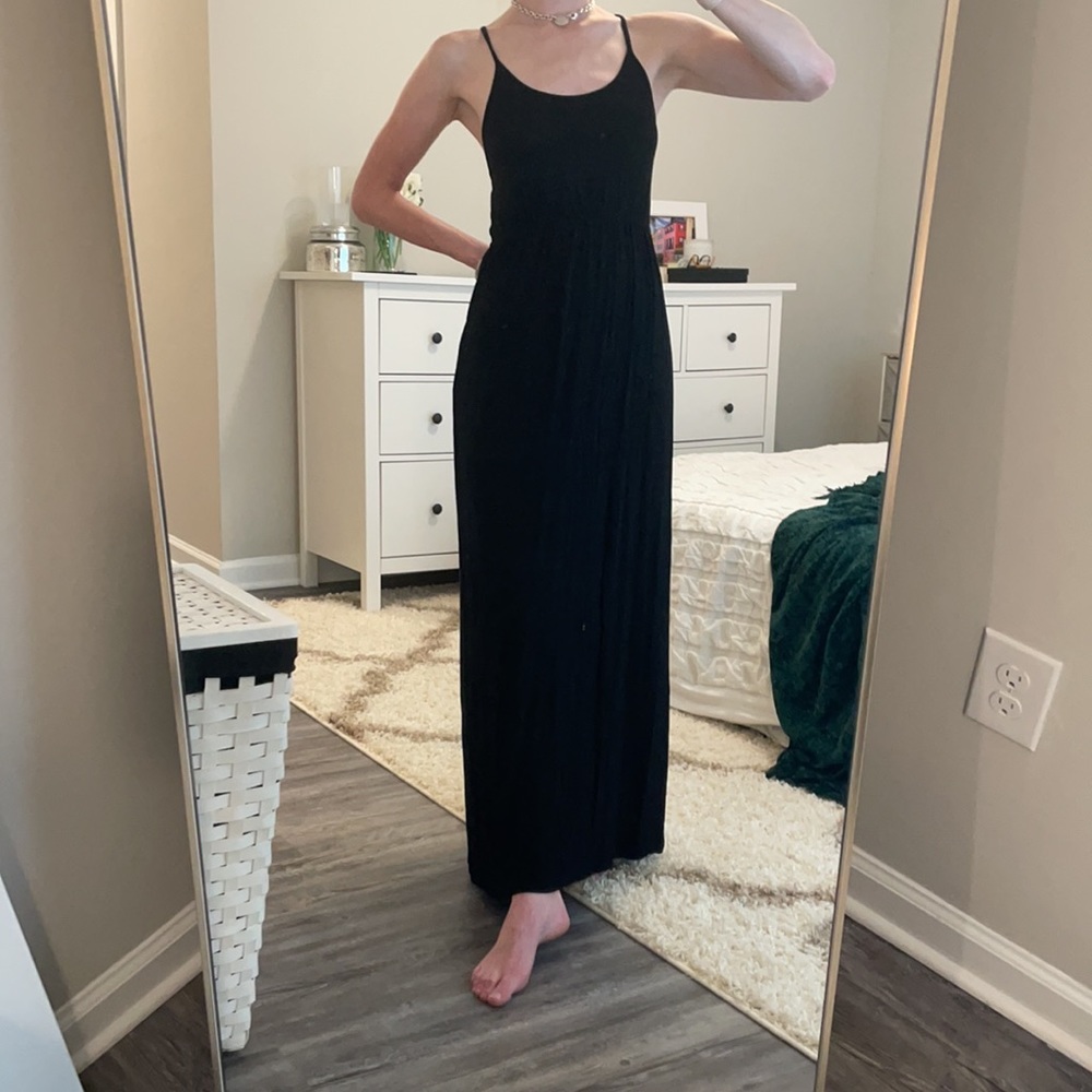 Urban Outfitters Maxi Black Dress Tank - Picture 3 of 8